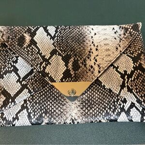 Snakeskin Clutch Bag